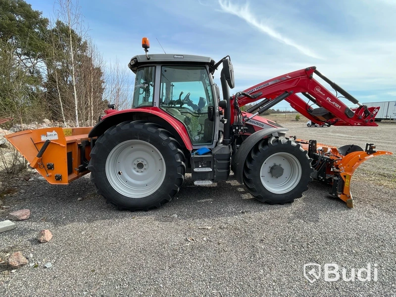 Traktor Massey Ferguson -2023 | Mf 5s.125 | Vikplog & Sandspridare