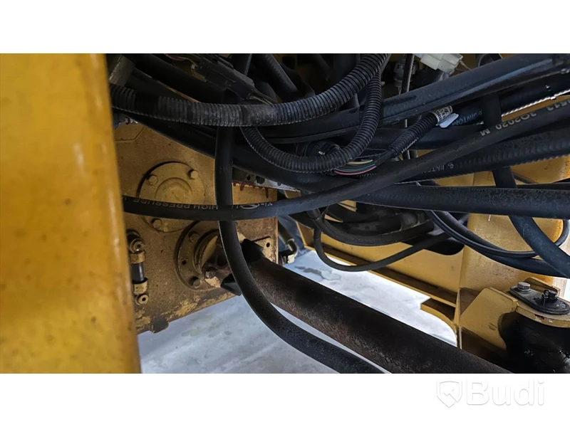 Wheel loader HAITU ZL918D with folding plow, bucket, lifting boom, forks, lowered 50 mm tow ball