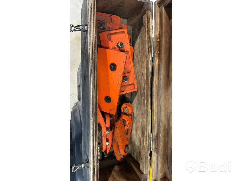 Wheel loader HAITU ZL918D with folding plow, bucket, lifting boom, forks, lowered 50 mm tow ball