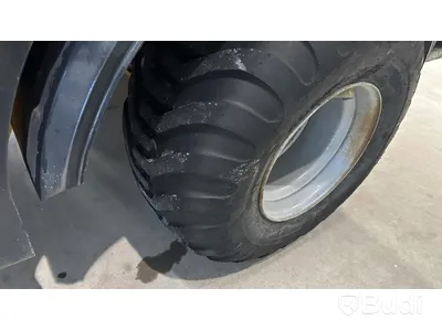 Wheel loader HAITU ZL918D with folding plow, bucket, lifting boom, forks, lowered 50 mm tow ball