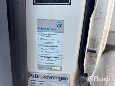 Transportbil Volkswagen Crafter, skåpbil, bakgavellyft