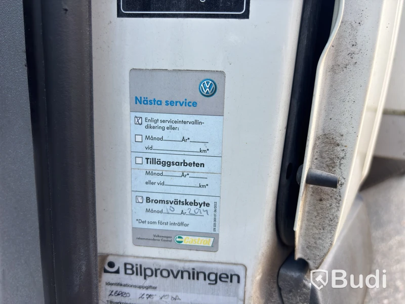 Transportbil Volkswagen Crafter, skåpbil, bakgavellyft