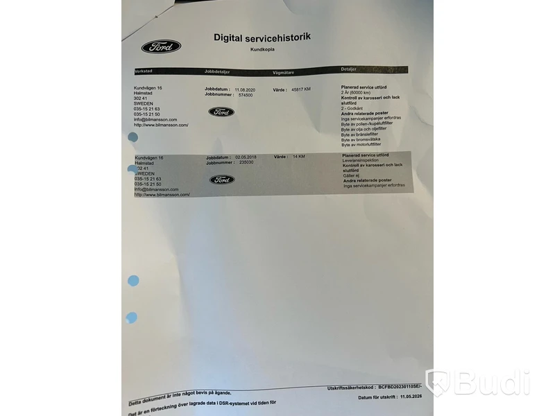 Ford Transit Connect 220 1.5 TDCi | 15815 mil | 100 hk | 2017