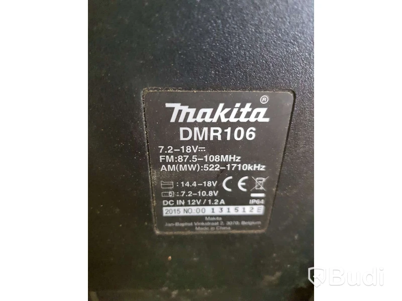 Makita DMR106 Byggradio med Bluetooth funktion