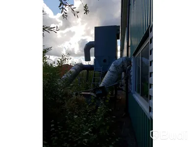 Spånsug med sugfläkt och uppsamlare AB Sixten Malmberg Kristinehamn