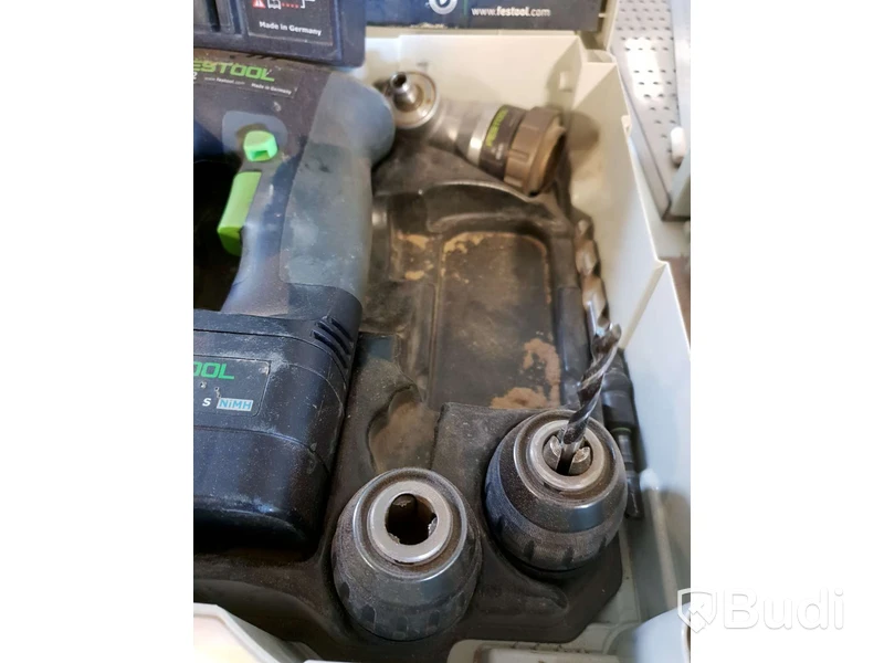 FESTOOL 2ST Skruvdragare TDK 12 OCH C12 med några tillbehör samt laddare och låda