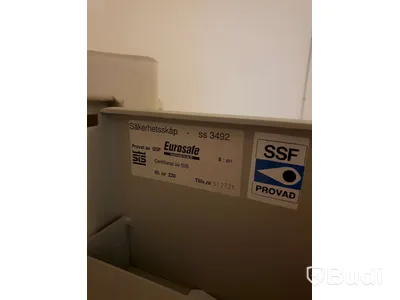Vapenskåp Säkerhetsskåp ss 3492 Eurosafe SIS Märkt och provat av SSF