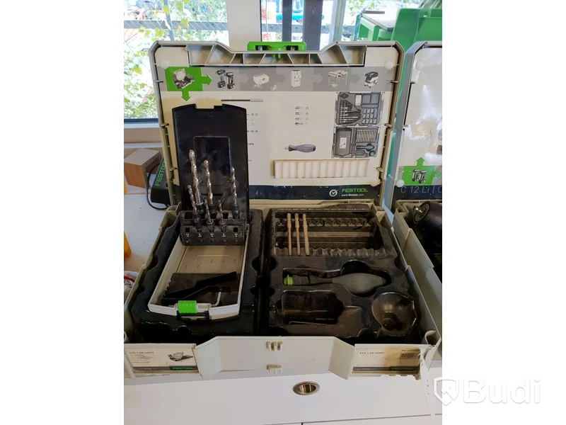 Festool borrar i låda