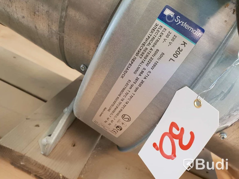 Utsugningsfläkt Systemair K 200L