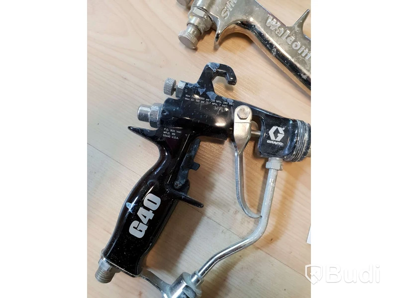 3st färgsprutor Graco G40, Walcom slim samt no name.