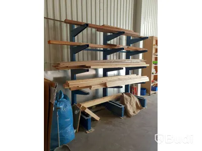 Materialställning B2300 x H2300 x D800mm mtrl. Ingår ej.