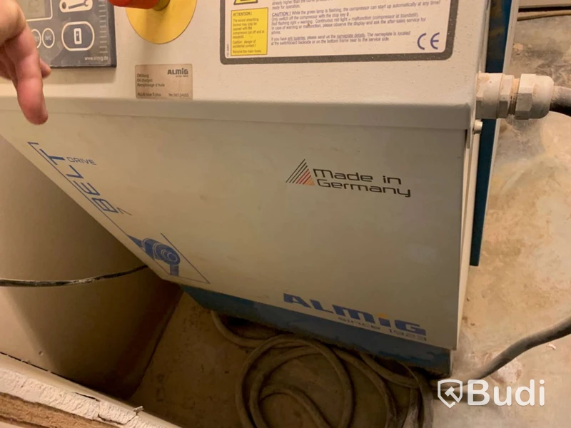 ALMIG Verkstadskompressor Belt Drive  V 500L, TS 150/-10C, PS 11 /- 0 Bar, 2 tankar
