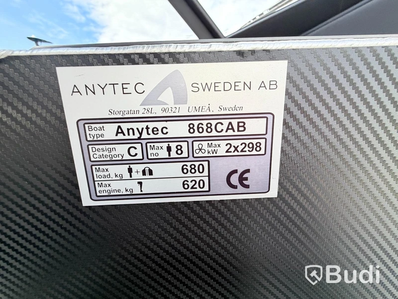Anytec 868 CAB, 2024 – 2 × Mercury Verado V400 V10 – Used only as a demo