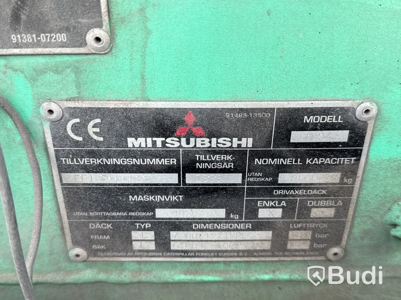 Motviktstruck Mitsubishi FD25 - 1999