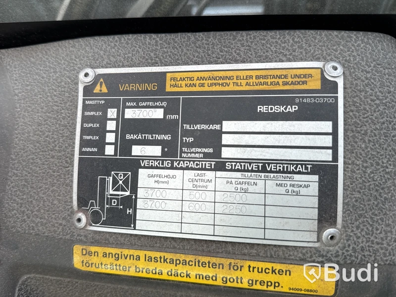 Motviktstruck Mitsubishi FD25 - 1999