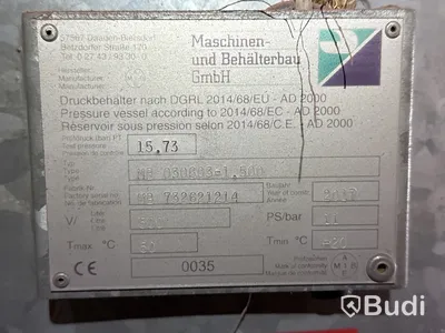 Kompressor Atlas Copco inkl. tank m.m.