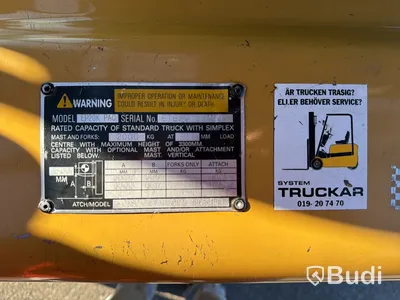 Motviktstruck CAT EP20K-PAC-80E – Eltruck