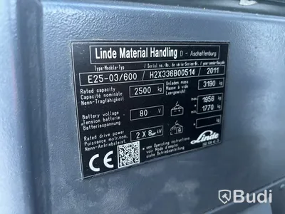 Gaffeltruck Linde  E25S 2011 med långgafflar