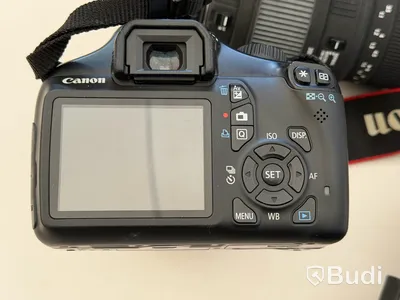 Systemkamera, Canon EOS 1100D med två objektiv, stativ och väska
