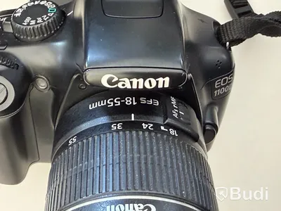 Systemkamera, Canon EOS 1100D med två objektiv, stativ och väska