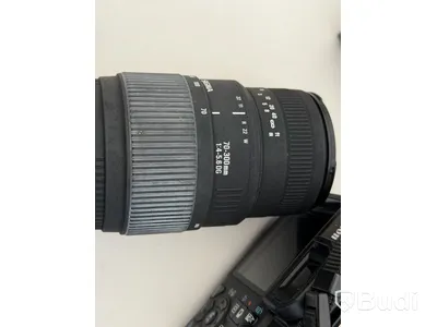 Systemkamera, Canon EOS 1100D med två objektiv, stativ och väska