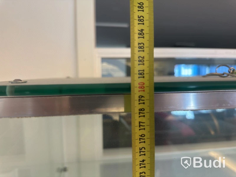 Glass display cabinet, 186 cm