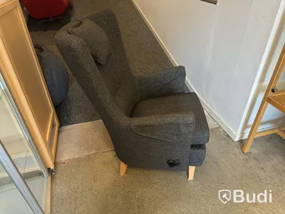 IKEA UPPBUREN armchair, dark grey