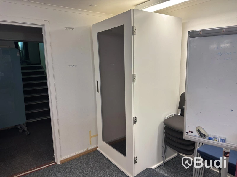 Office phone booth, white, 100 cm