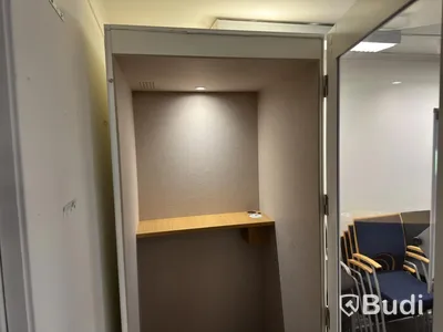 Office phone booth, white, 100 cm