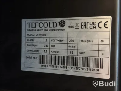 Frysskåp Tefcold UF400VBG - defekt