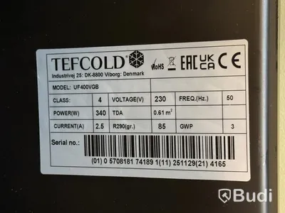 Frysskåp Tefcold UF400VBG - defekt