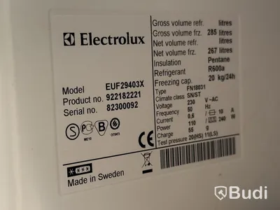 Frysskåp Electrolux EUF29403X