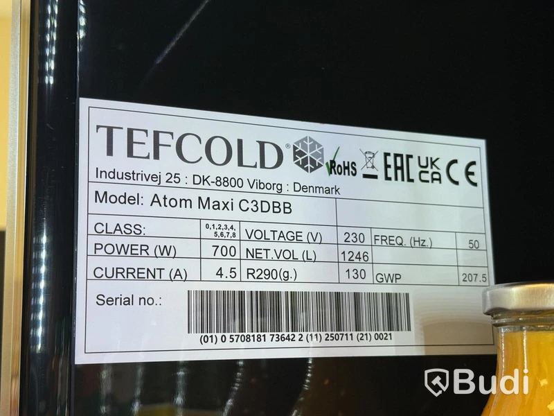 Displaykyl Tefcold Atom Maxi C3DBB | 3 dörrar