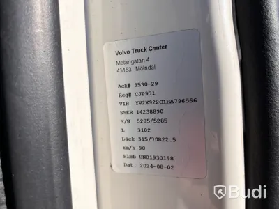 Distributionsbil Volvo FM -2016