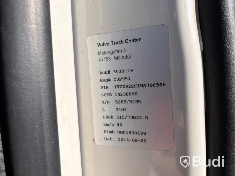 Distributionsbil Volvo FM -2016