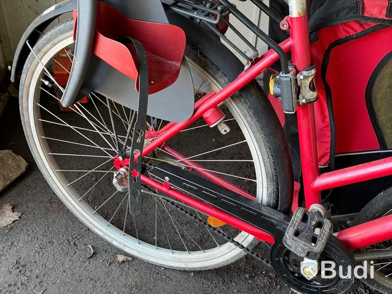 Damcykel Monark med cykelvagn