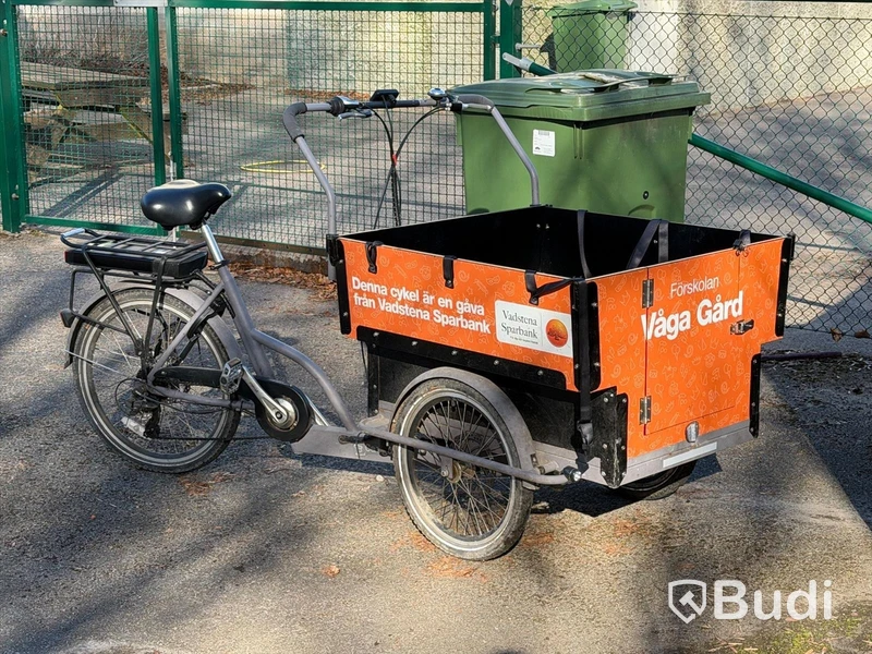 Lådcykel, Cargobike, med batteri