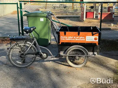 Lådcykel, Cargobike, med batteri