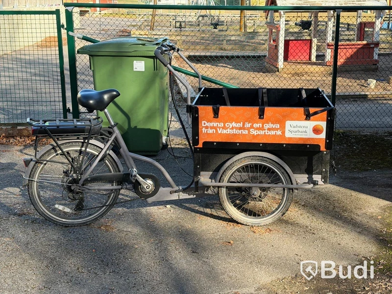 Lådcykel, Cargobike, med batteri