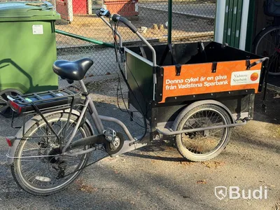 Lådcykel, Cargobike, med batteri