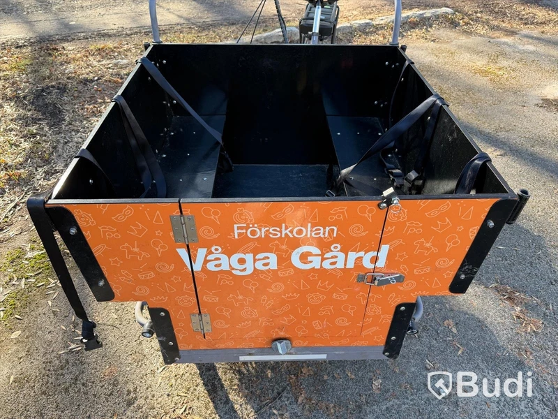 Lådcykel, Cargobike, med batteri
