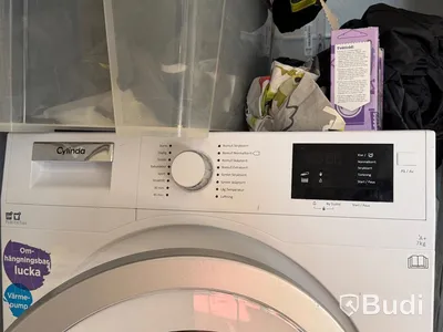 Tvättmaskin och torktumlare, Cylinda TVP 5171 och Husqvarna QW147383, vit