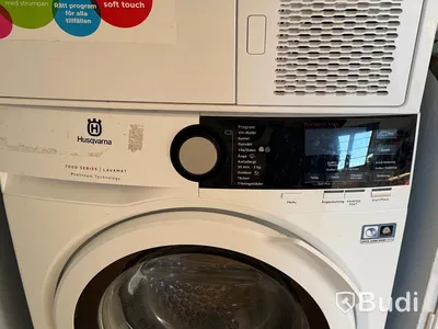 Tvättmaskin och torktumlare, Cylinda TVP 5171 och Husqvarna QW147383, vit
