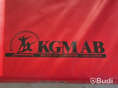 Gymnastikmatta "tjockmatta" KGM AB, röd, 340x170x30 cm