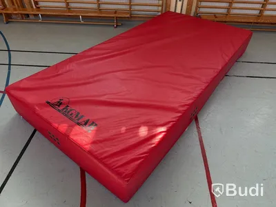 Gymnastikmatta "tjockmatta" KGM AB, röd, 370x190x40 cm