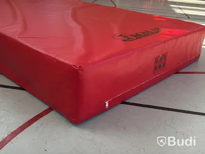 Gymnastikmatta "tjockmatta" KGM AB, röd, 370x190x40 cm