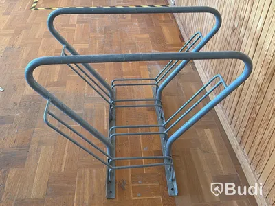 2 st cykelställ, metall, 90-180 cm
