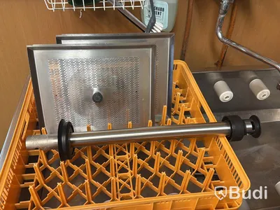 Diskmaskin, Wexiödisk WD-6C, med in- och utmatningsbänk