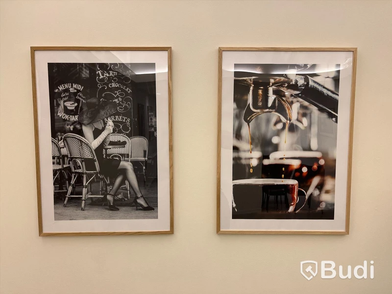 2st inramade posters, ca 71x50cm