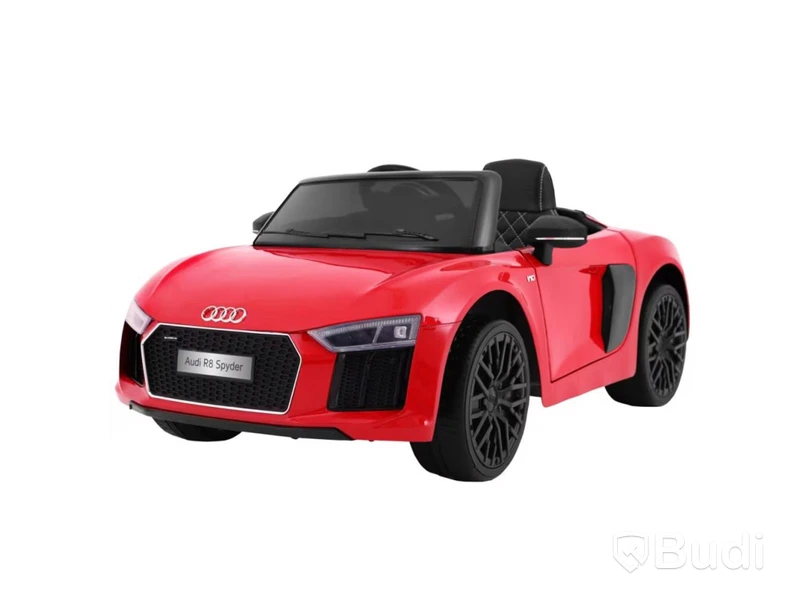 Elektrisk barnbil Audi R8 Spyder med fjärrkontroll och LED-lampor - Bidrag från Viking Assistance - Nypris inkl. moms: ca 7229 kr